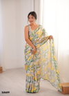 Vivaara By Mahotsav Chinon Designer Digital Printed Mirror Cut Work Saree Online Wholesale